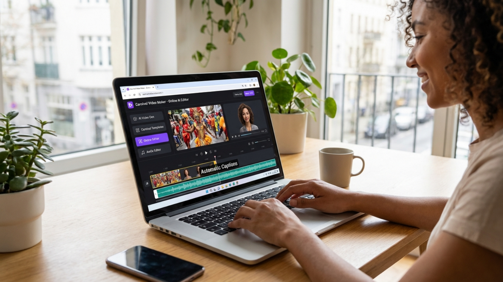 Crie Vídeo de Carnaval para TikTok com IA