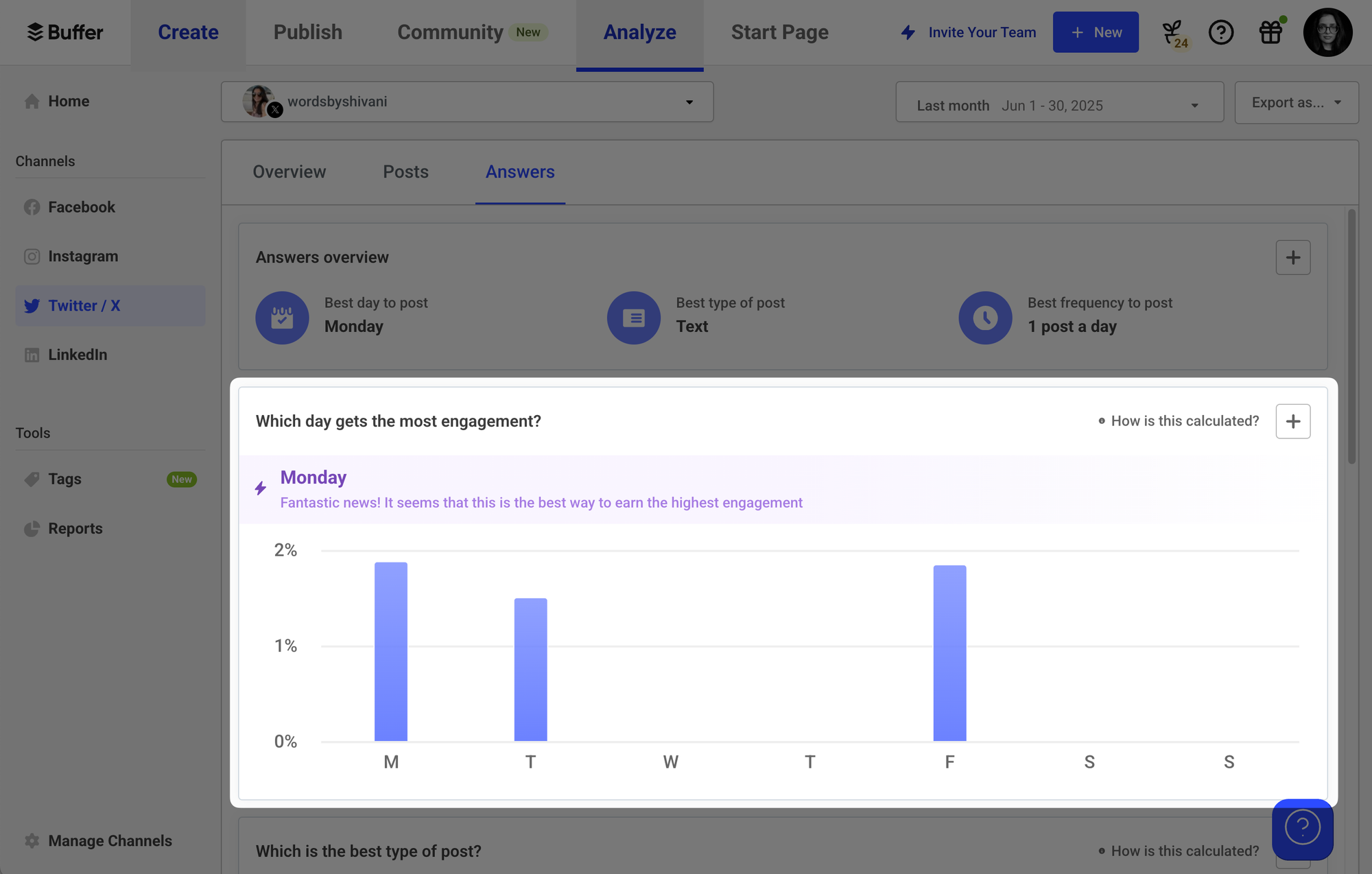 Maintain a consistent posting schedule