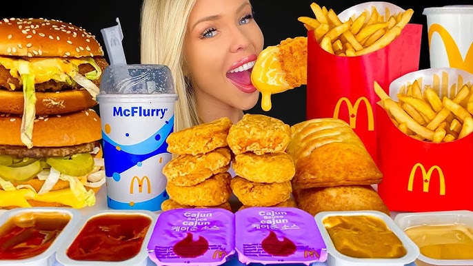 Giao diện của hộp McDonald 's McValue - ASMR giòn