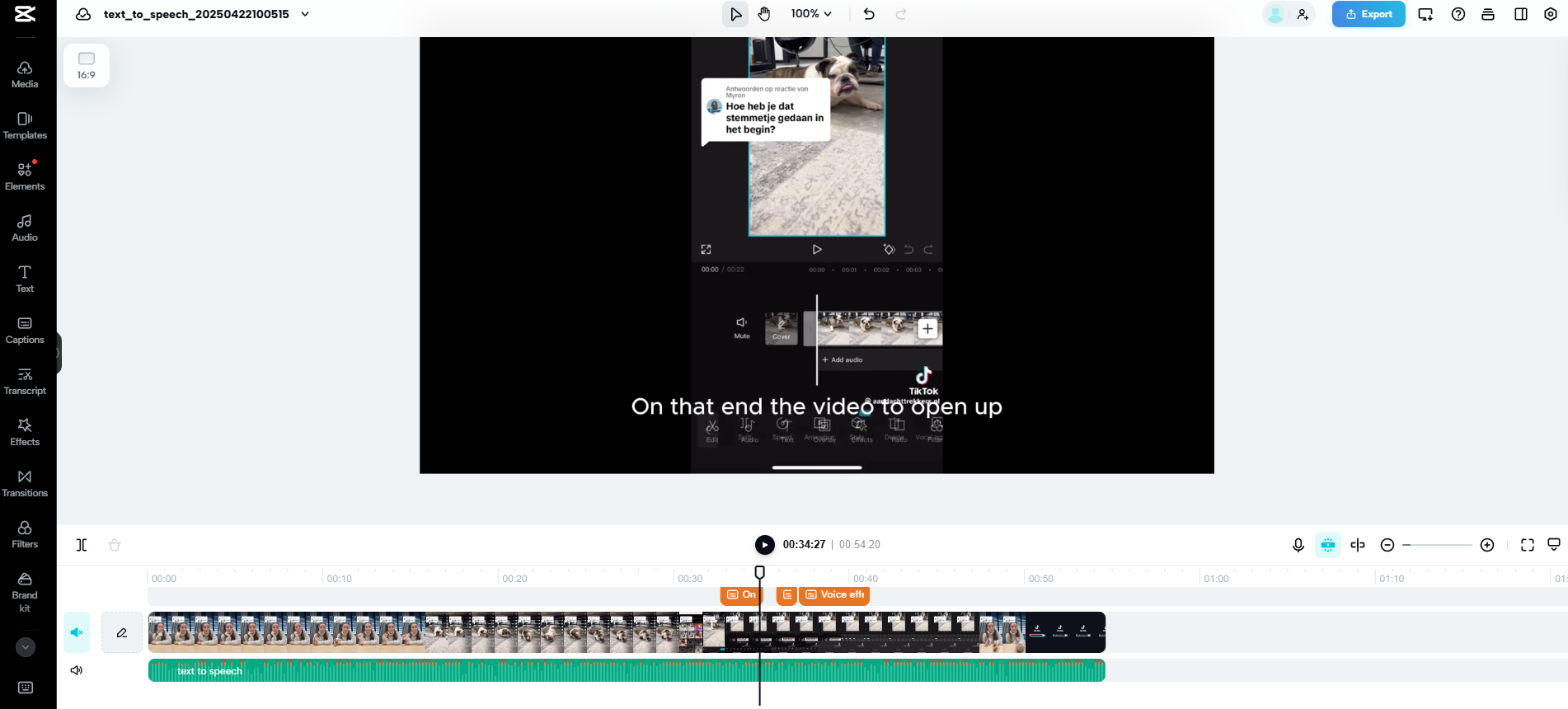 Integration with video editing