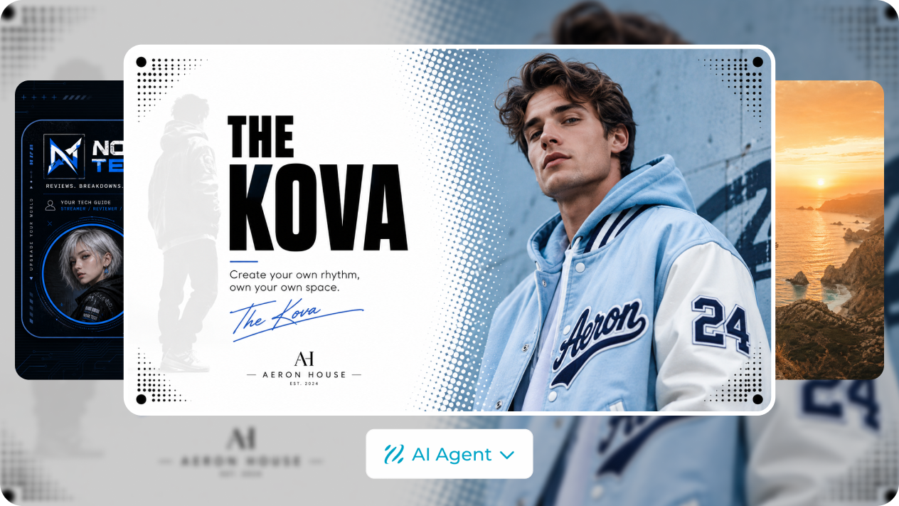 Explore dozens of Facebook banner concepts with AI Agent
