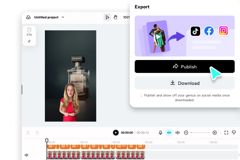 Preview, publish or download