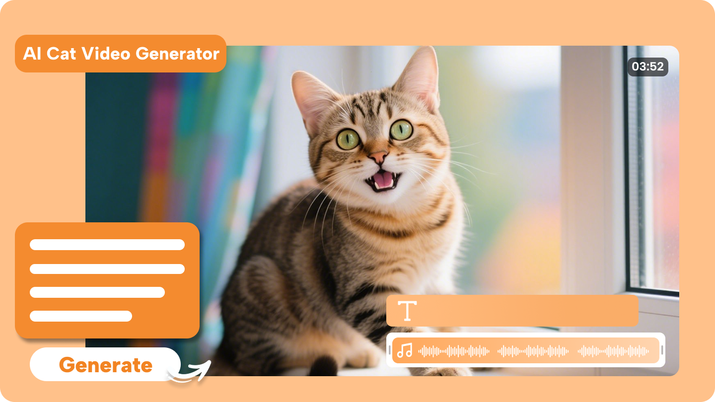 סרטון חתולים עם AI