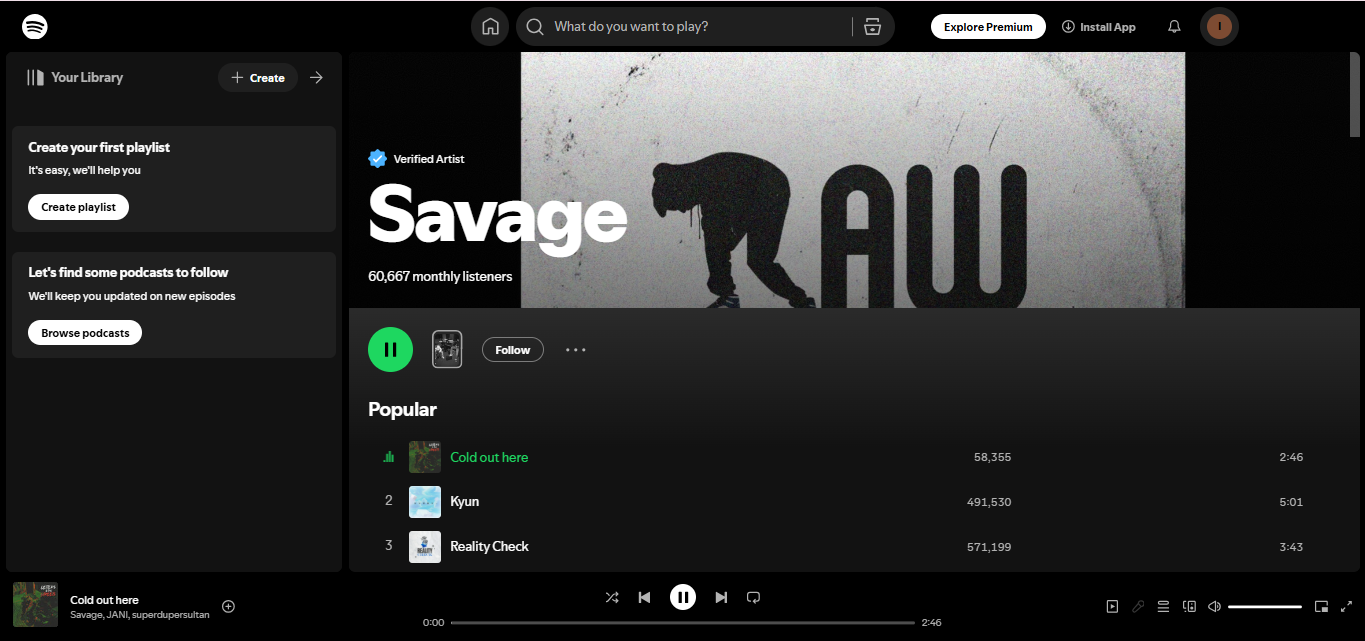 21 Savage - najczęściej słuchany raper na Spotify
