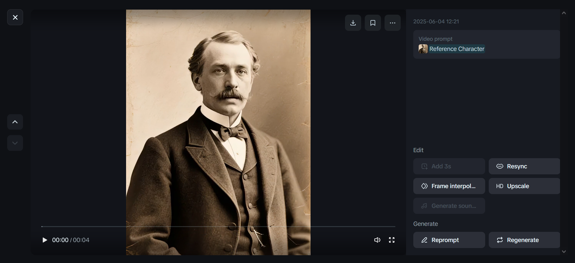 Historical figure recreation