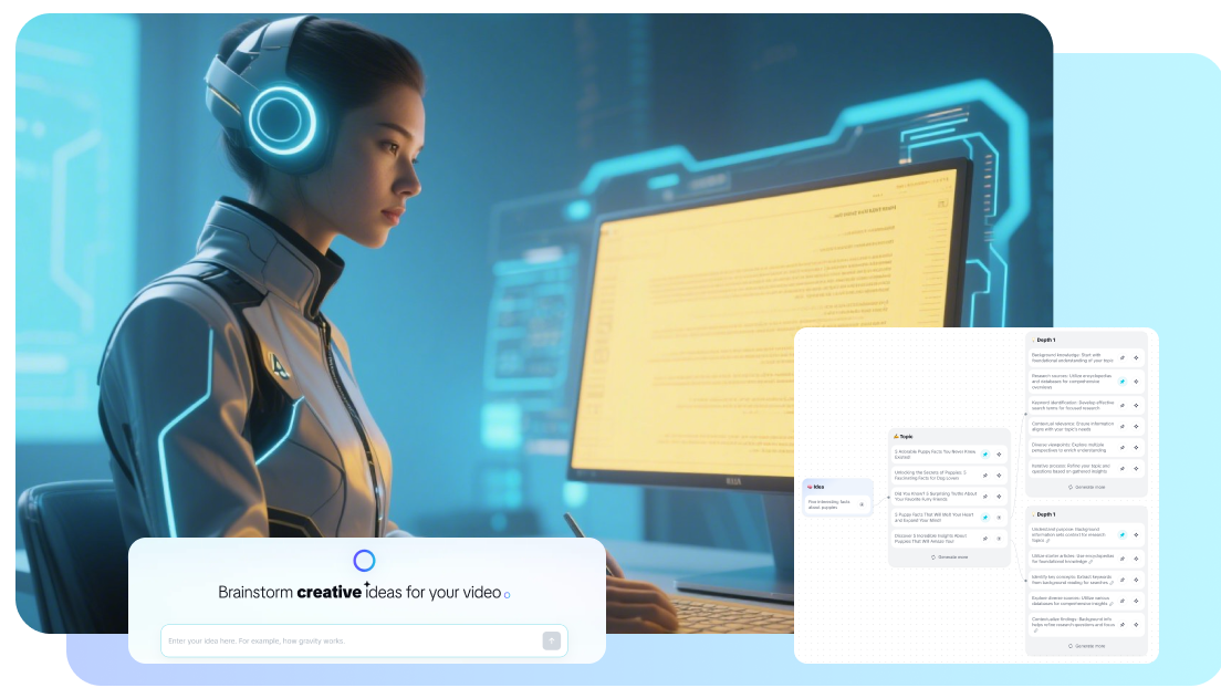  Rencanakan ide dengan cepat dengan agen generator video CapCut