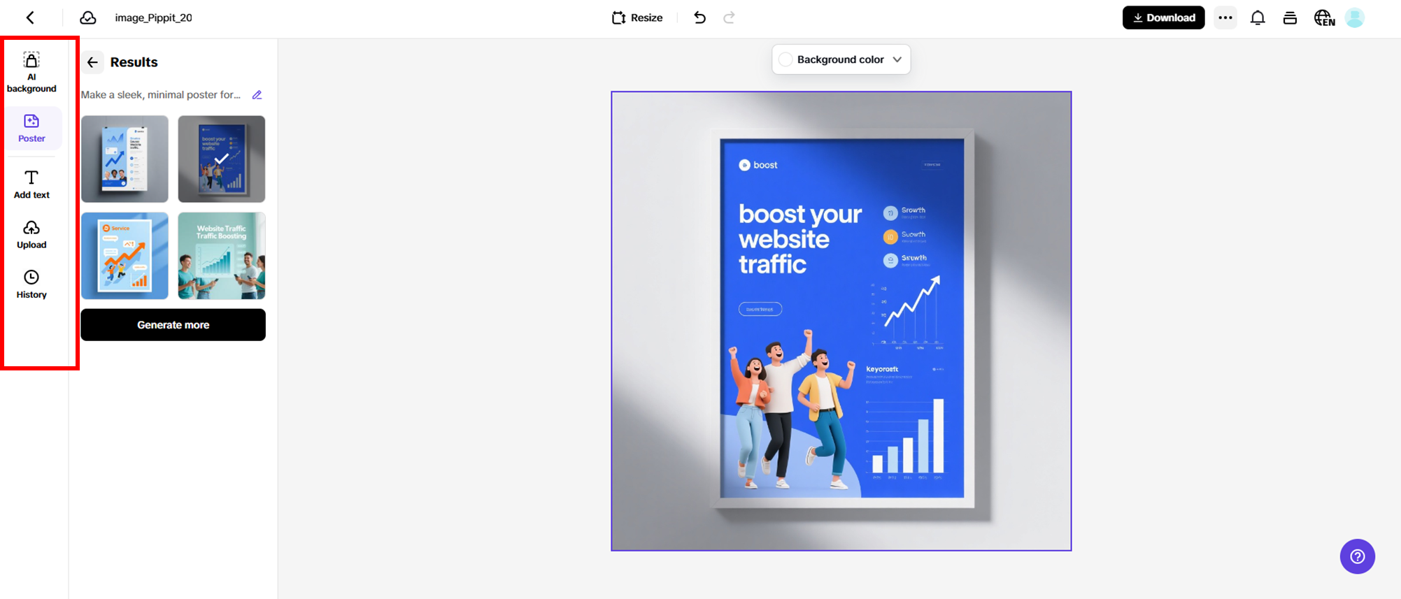 Customize your poster