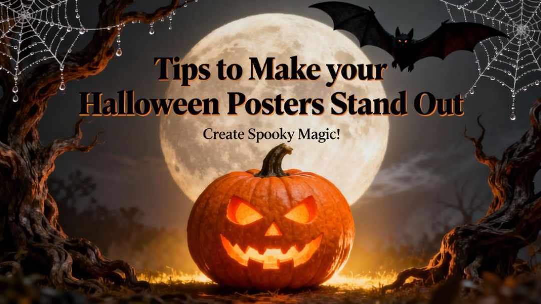 Ideas to help your Halloween posters shine