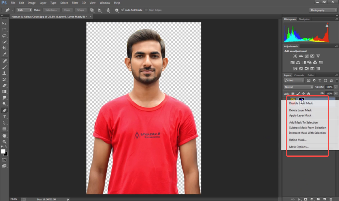Generate the cutout layer