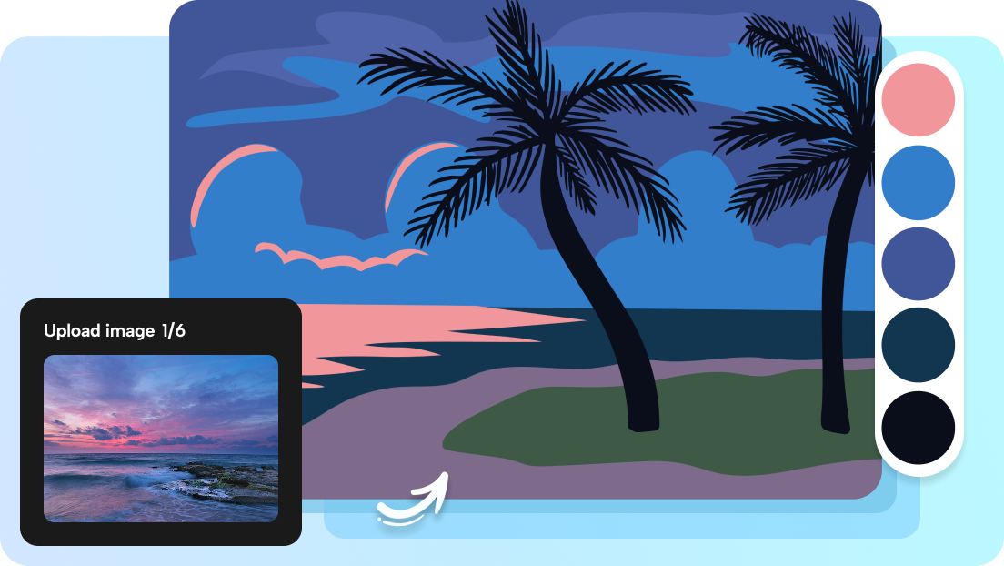  จับคู่รูปแบบสีจากภาพอ้างอิง