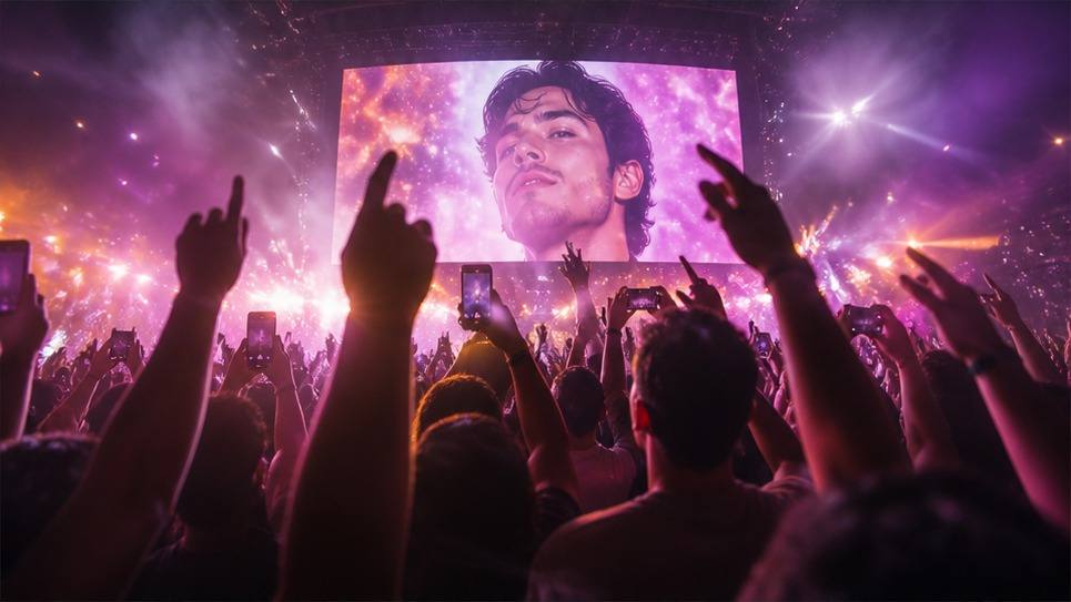 Superstar AI Video Effect motion beat example