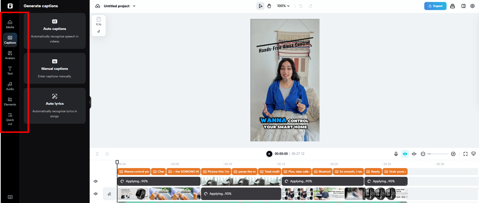 Edit and refine your video