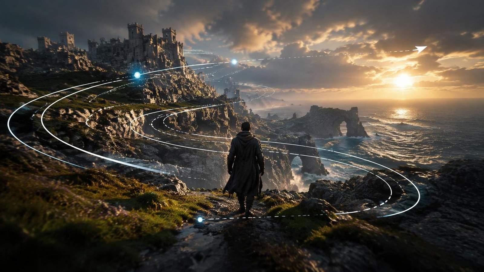 cinematic camera motion AI template cover