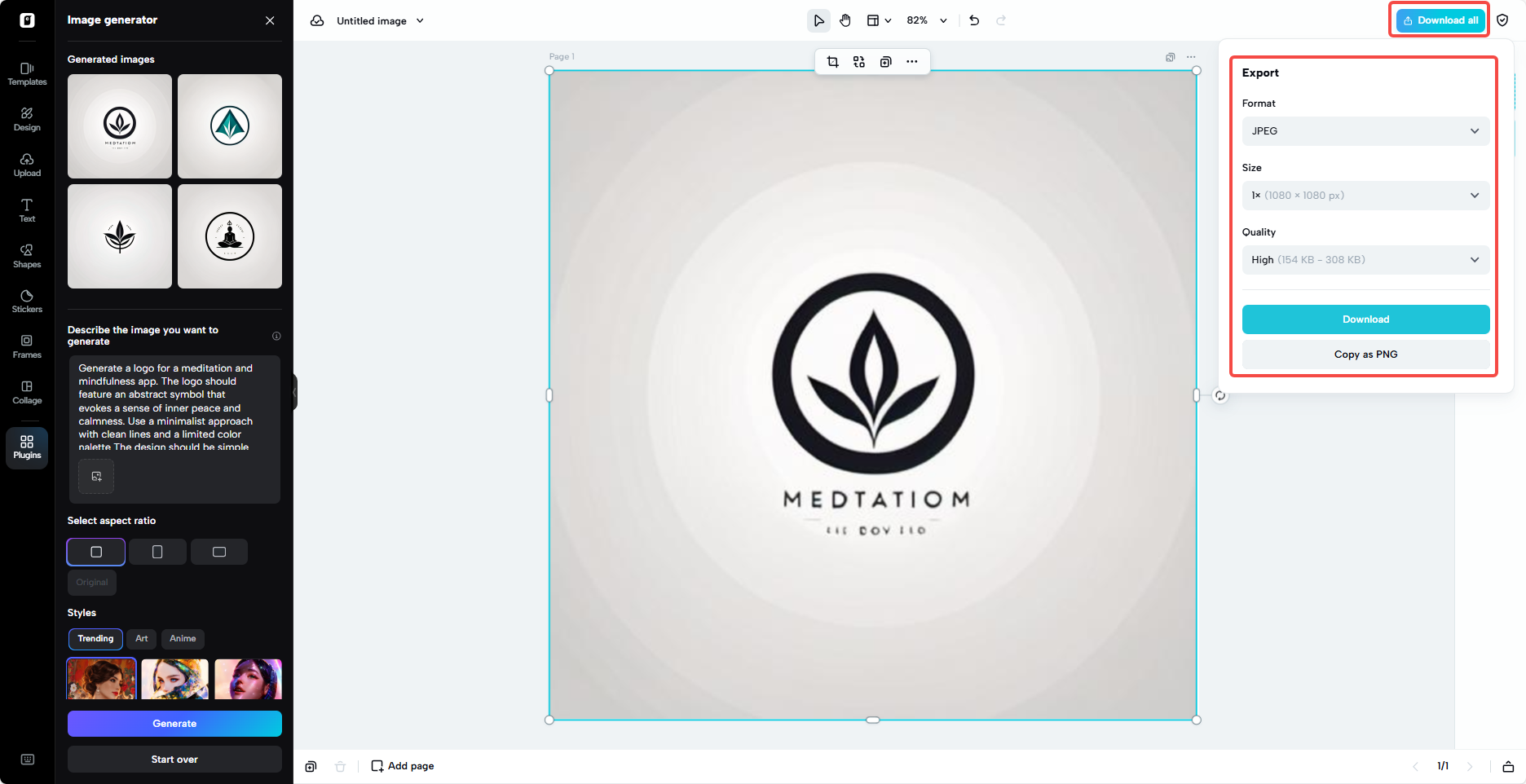 Download your logo