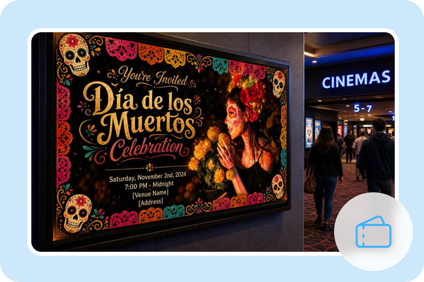 Event posters and digital flyers