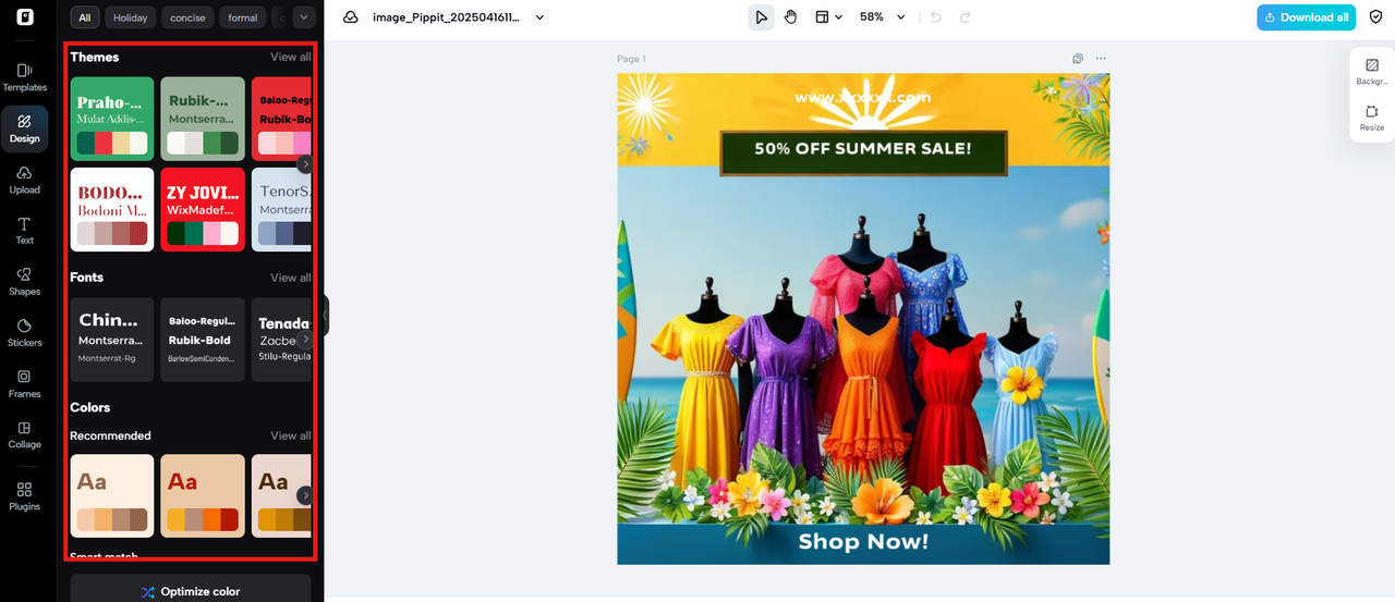 Brand-style customization