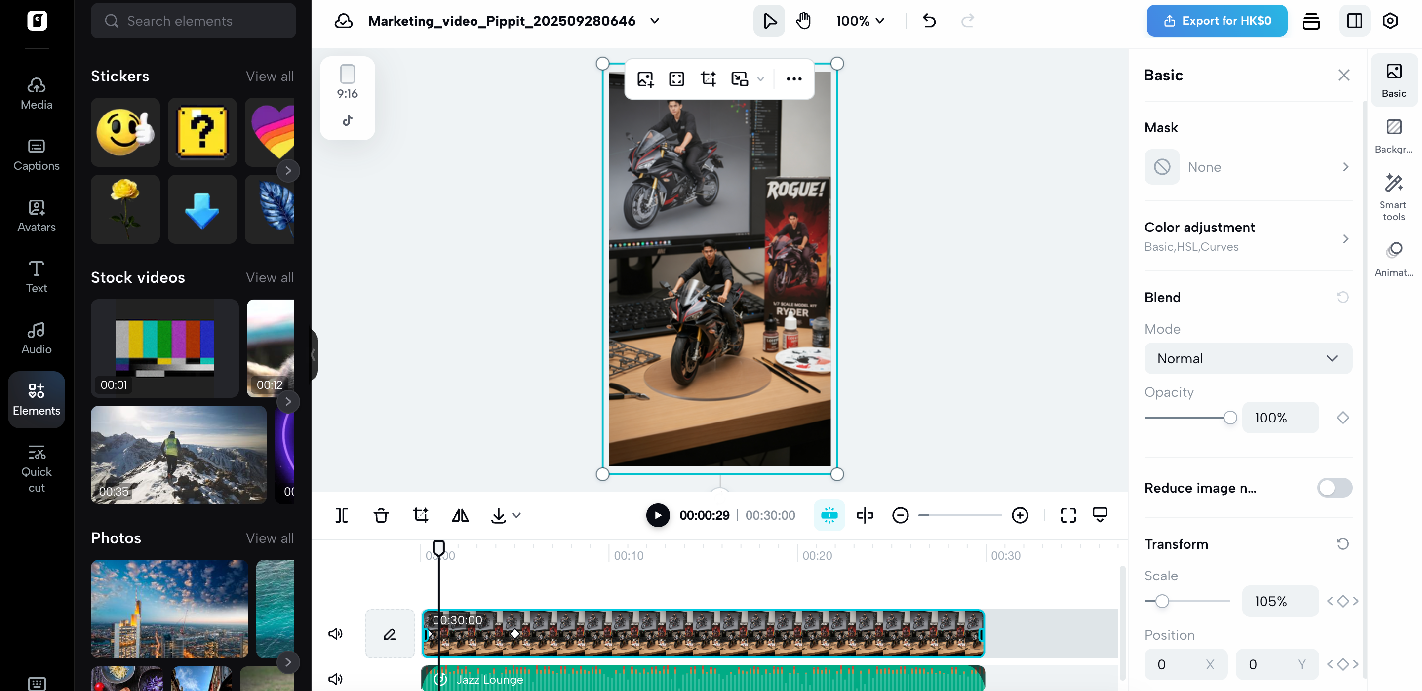 Faça ajustes finos no conteúdo do seu vídeo