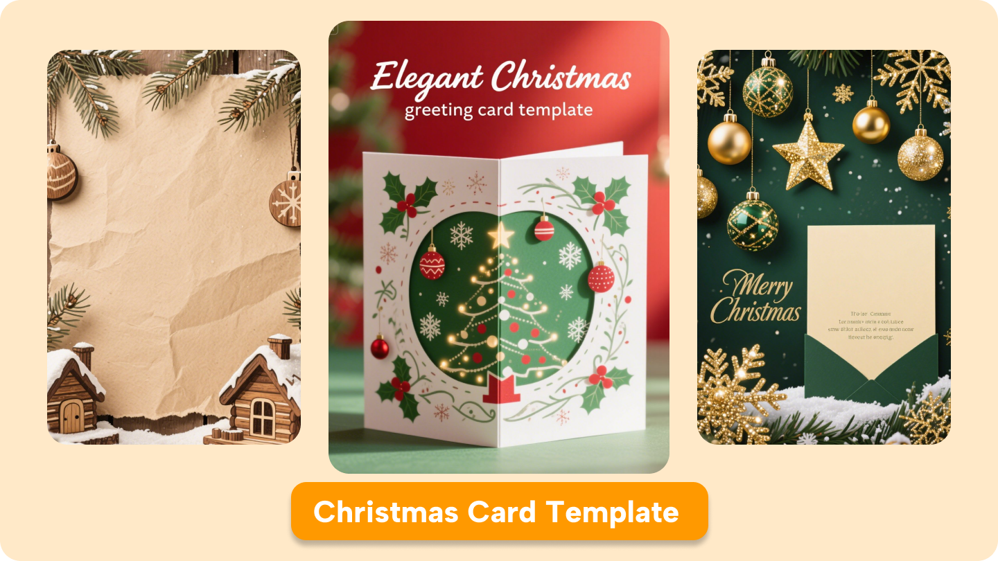 christmas card template