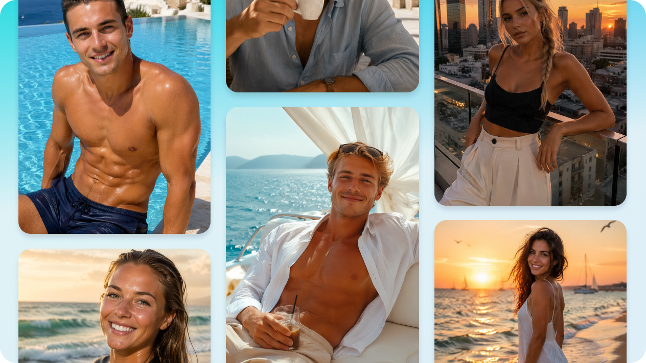 Apply the same skin tone across a full photo set with AI Agent