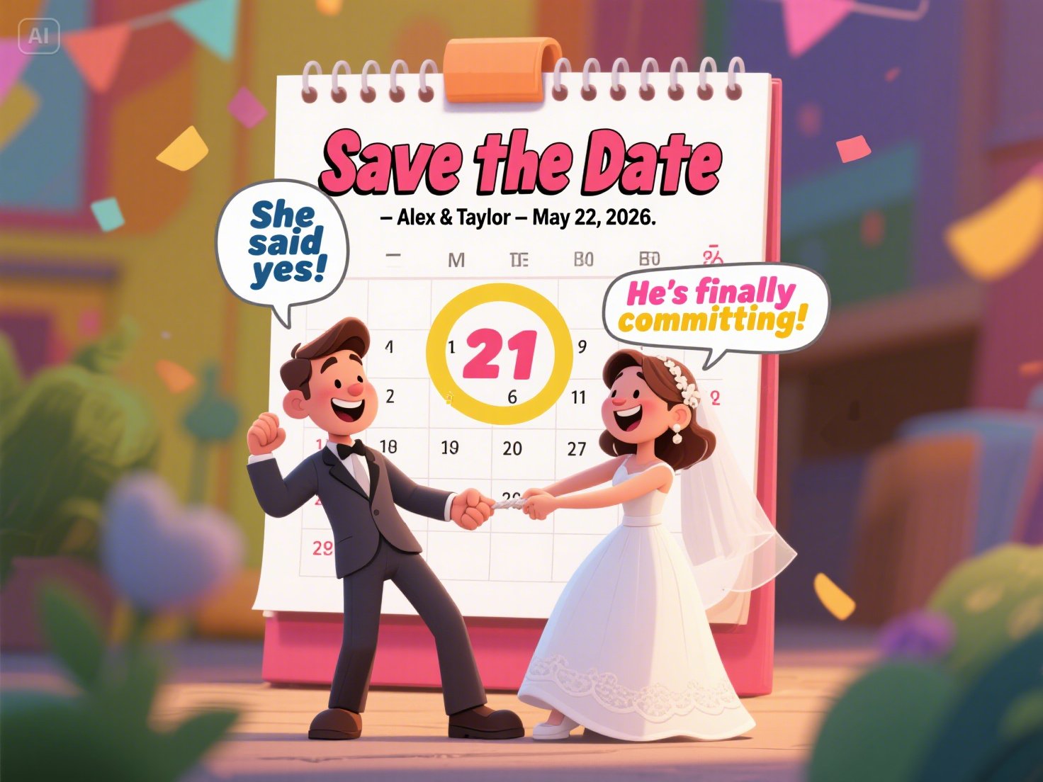 Funny save the date cards