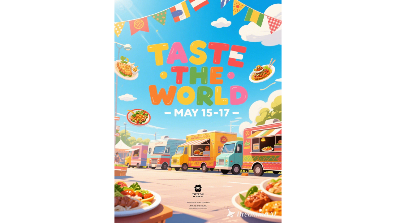 โปสเตอร์โฆษณาเทศกาลอาหาร