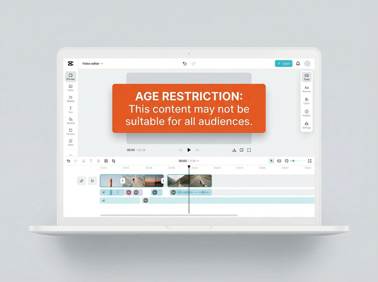 age restriction on CapCut