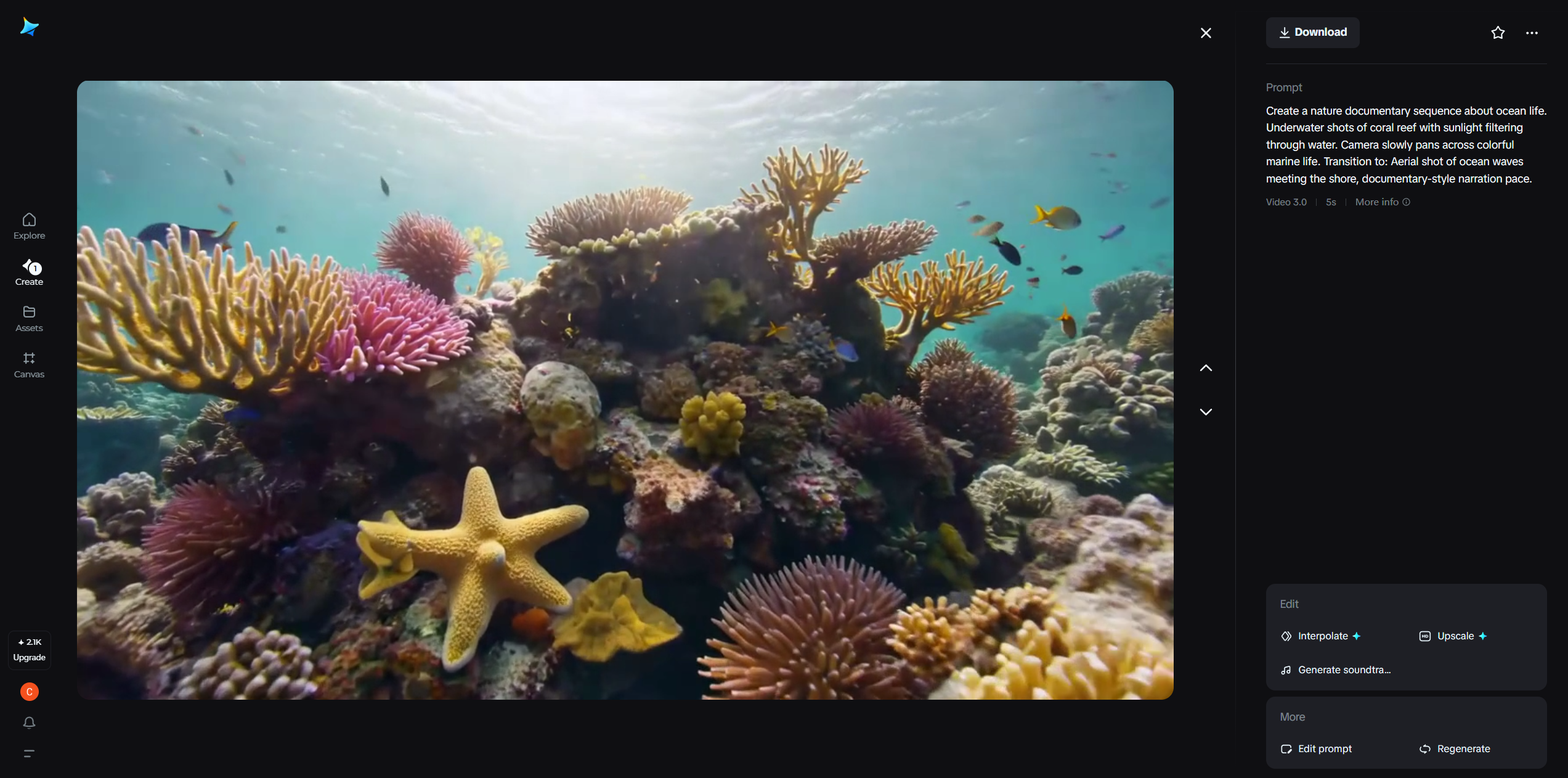 Secvență în stil documentar