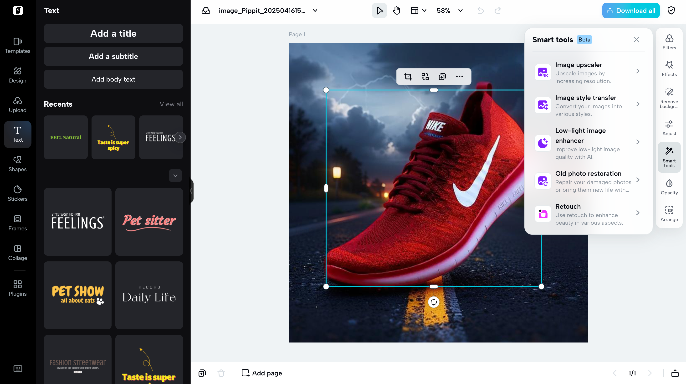 Pippit image editing solutions