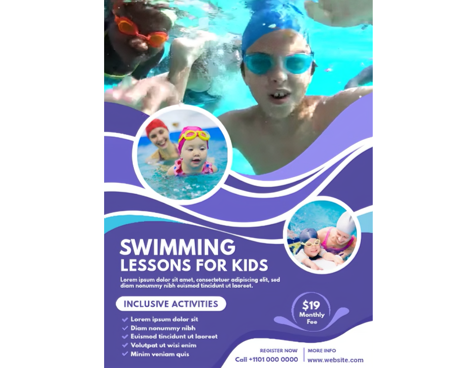 Masaya at ligtas na mga aralin sa paglangoy para sa mga bata