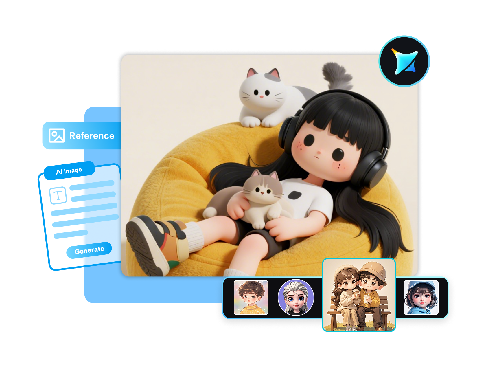 Generador gratuito de IA Chibi