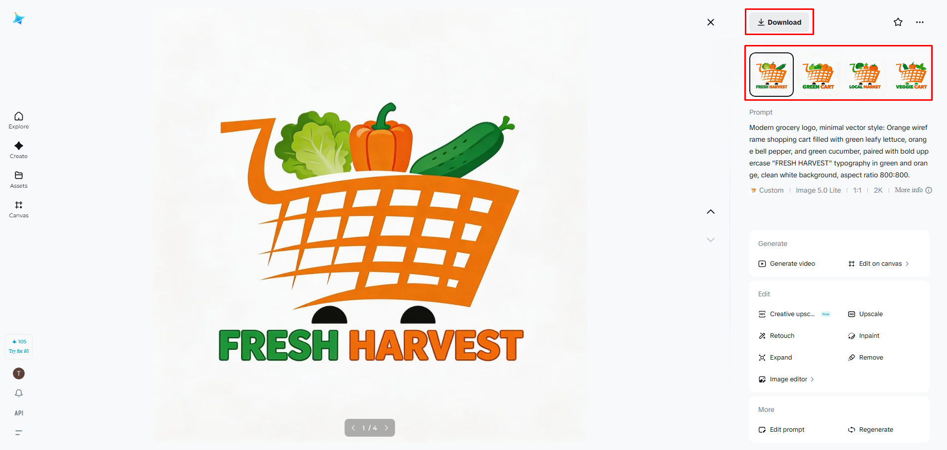 Download your grocery logo