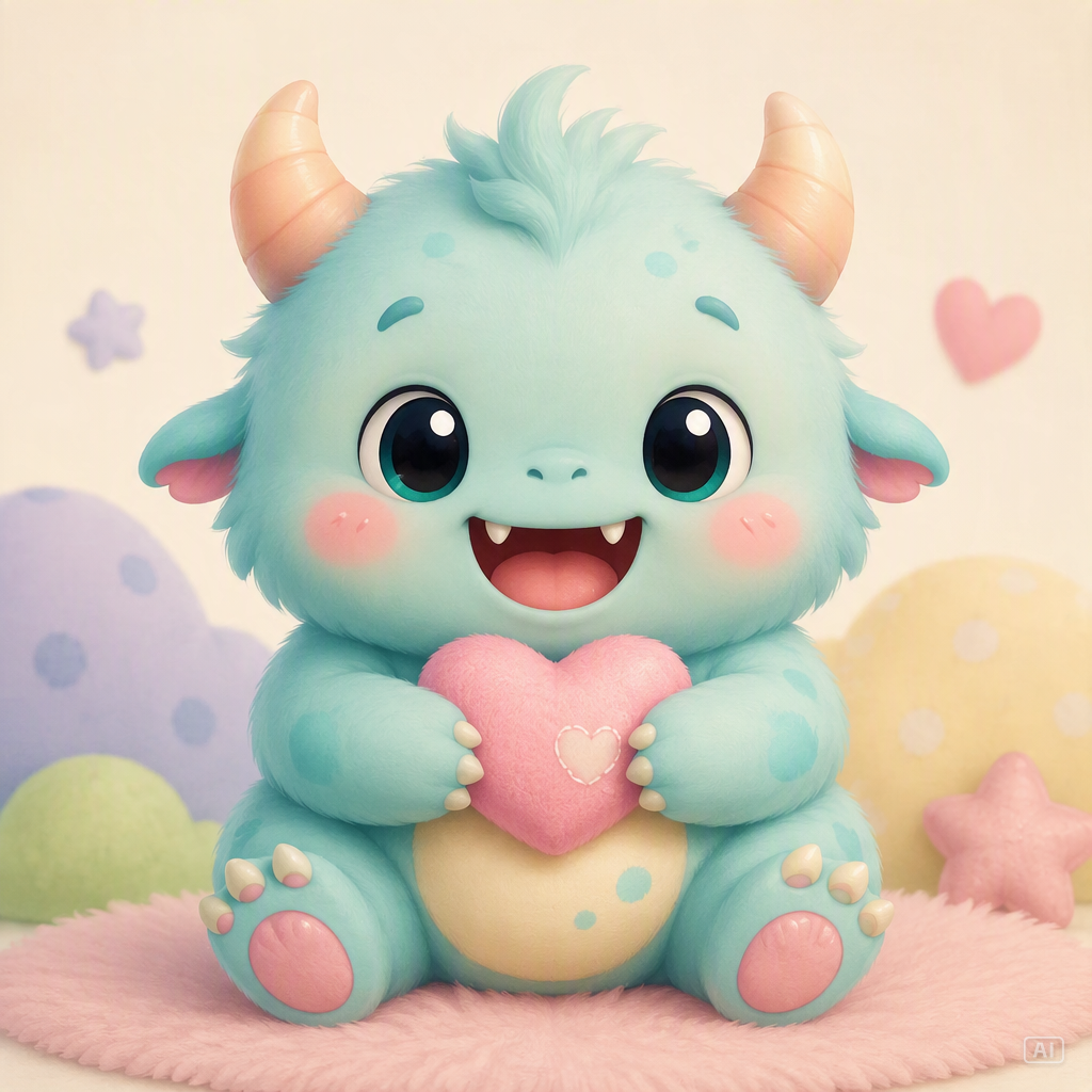 AI monster baby illustration image generated by Pippit
