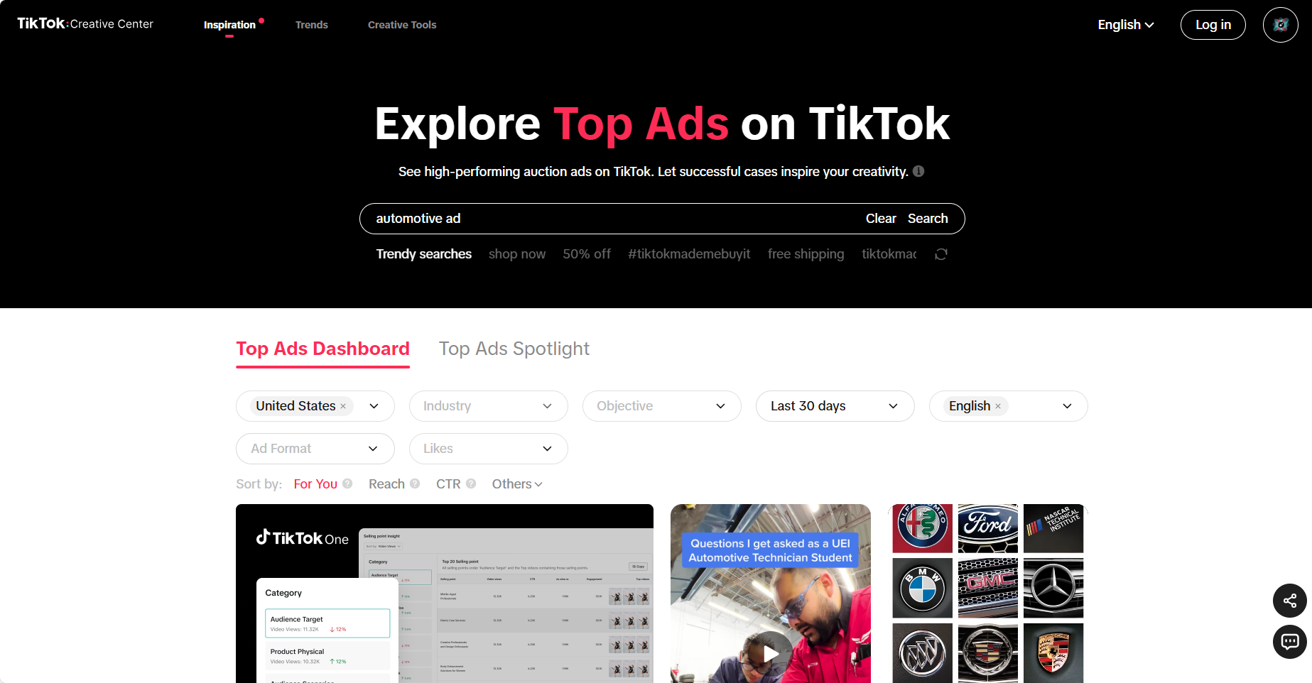 TikTok Ads Library
