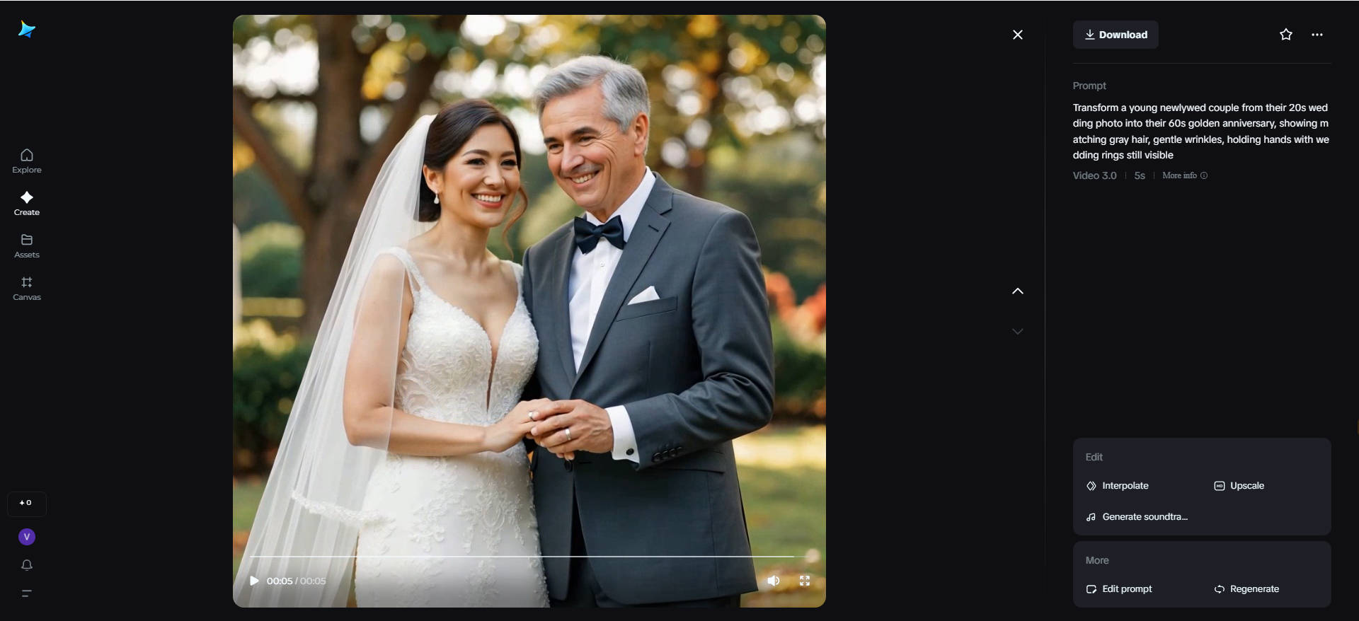 Couple aging journey