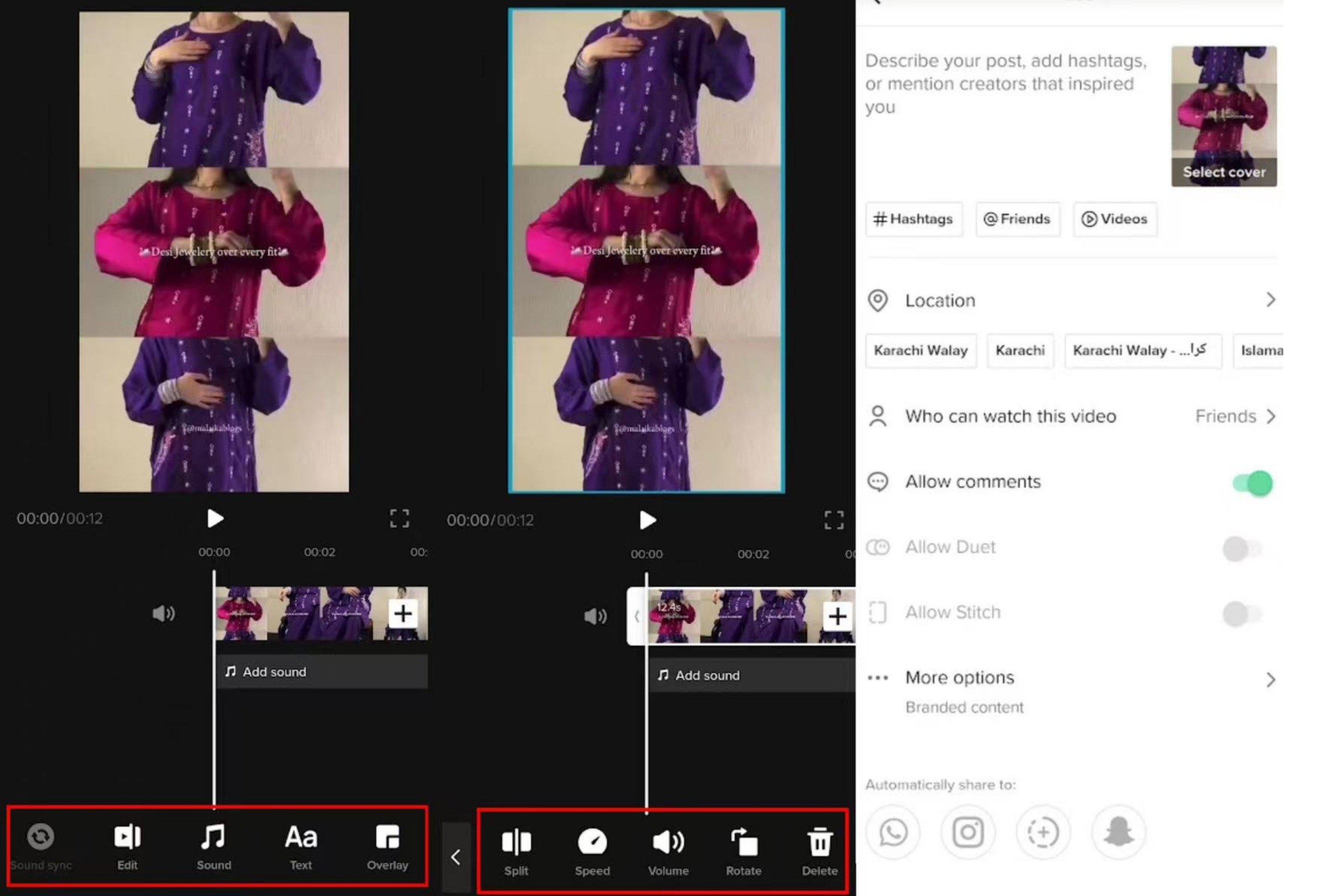How to make a short video on TikTok