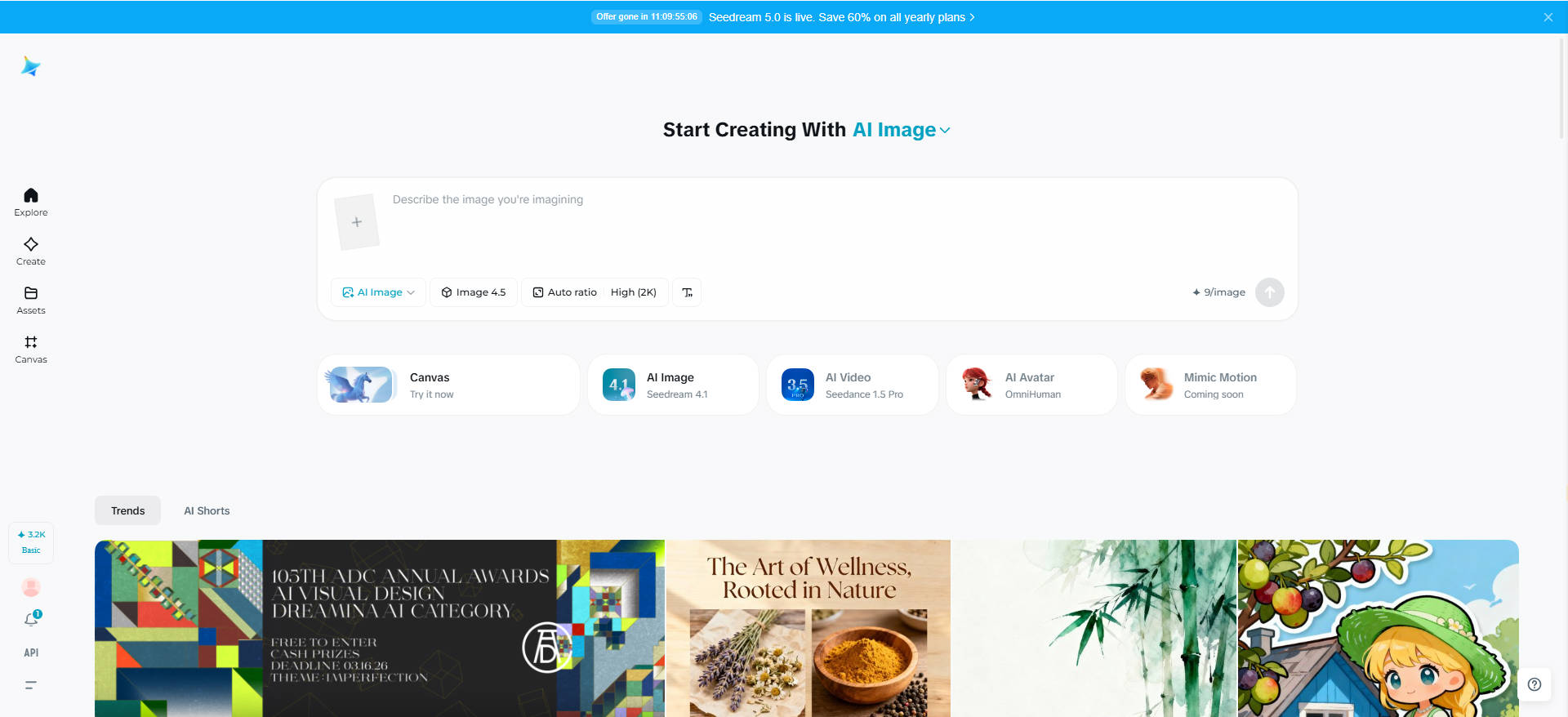 Create text behind photos with Dreamina