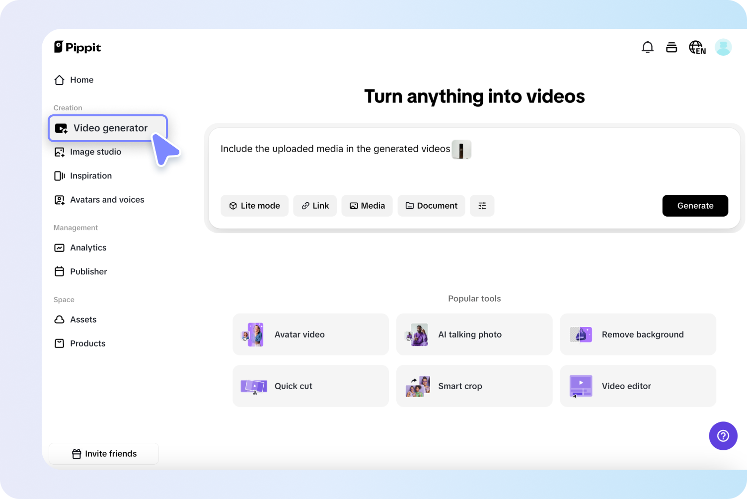 Access video generator