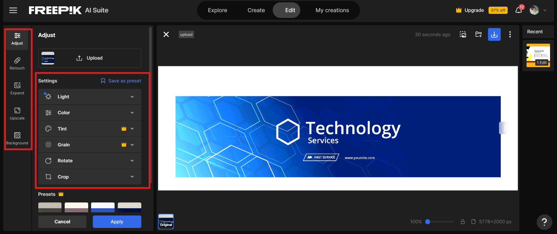 Dostosuj elementy obrazu