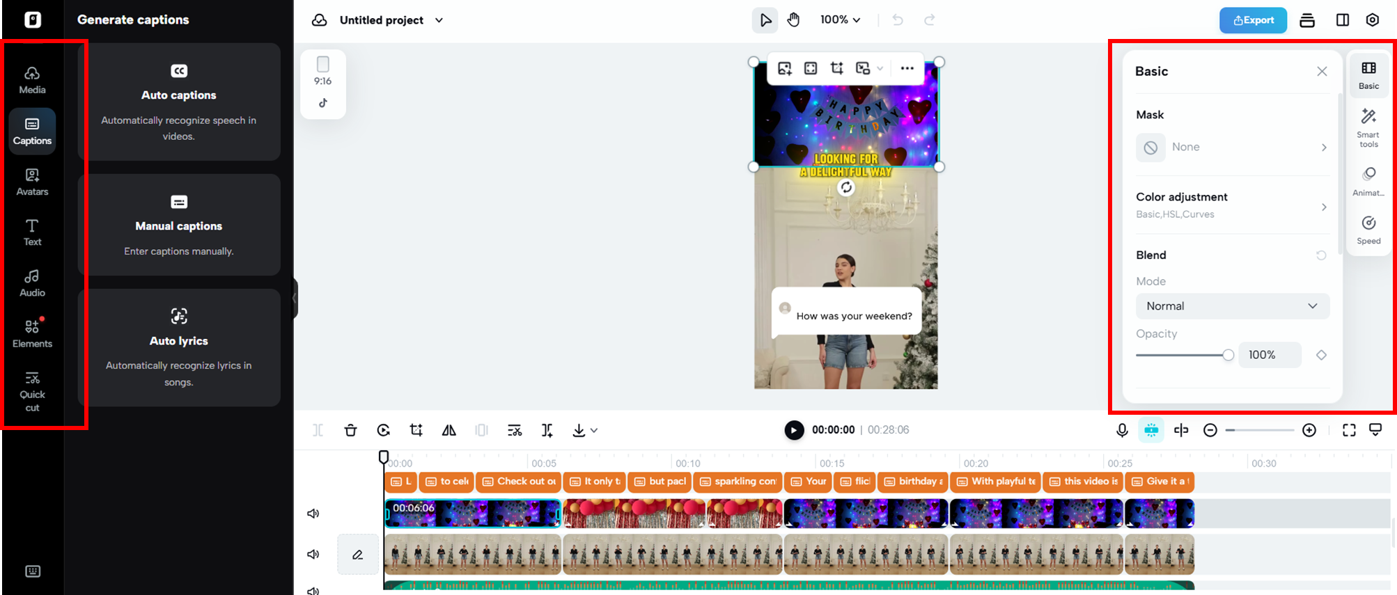 Fine-tune your video