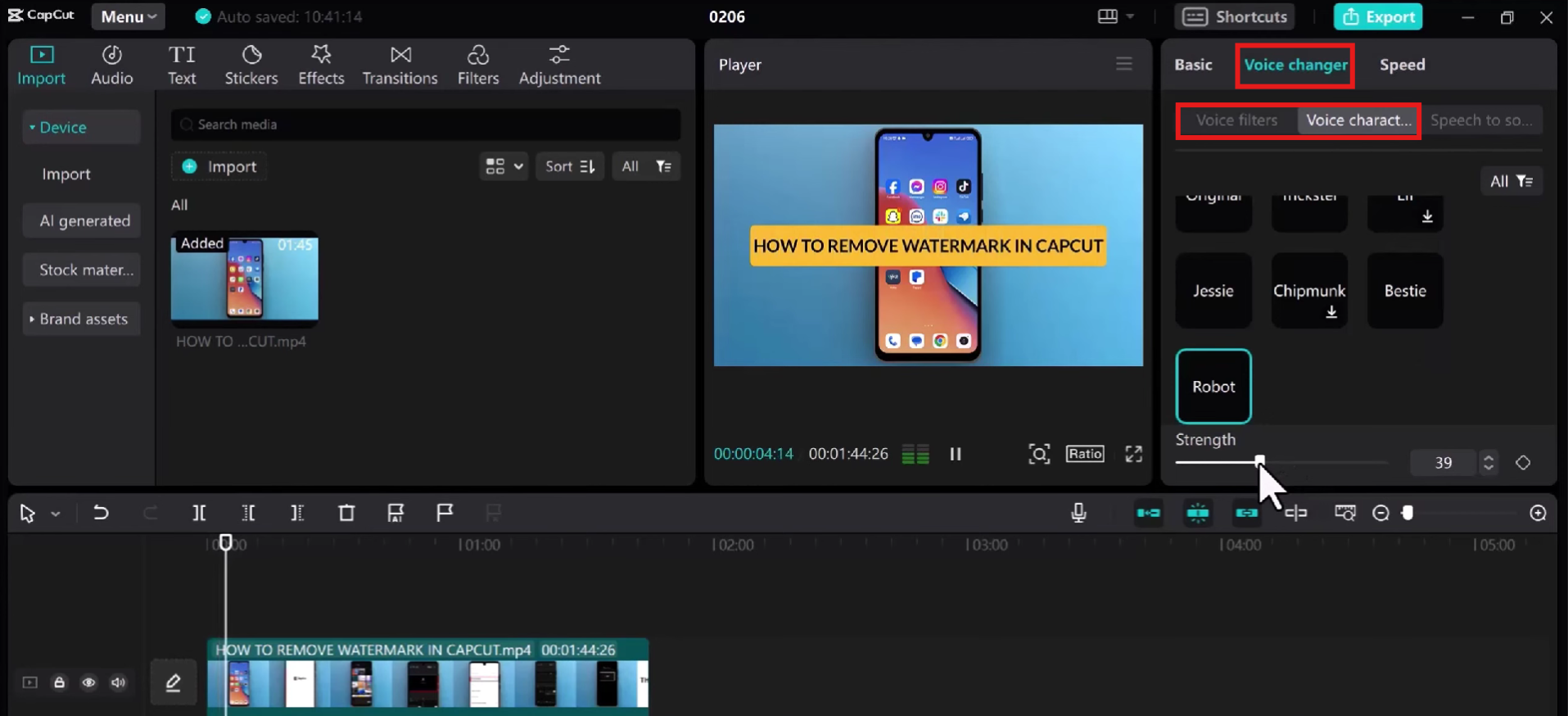Použijte měnič hlasu
