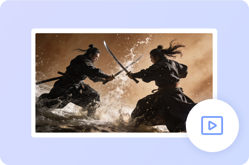 Zwiększ realizm w filmach kung fu AI