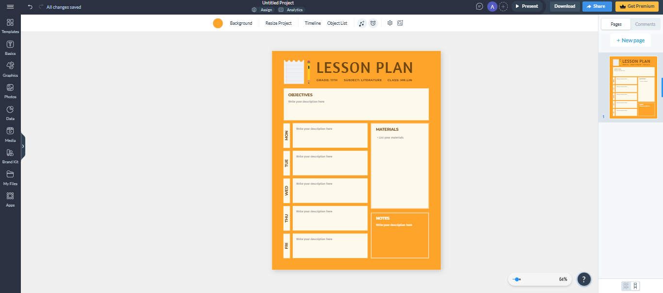 lesson plan maker for teachers