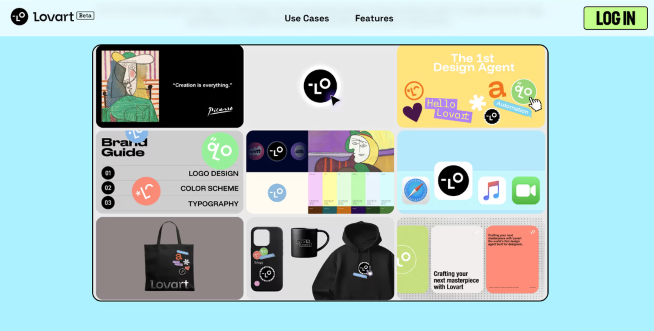 Fitur utama dari Lovart AI