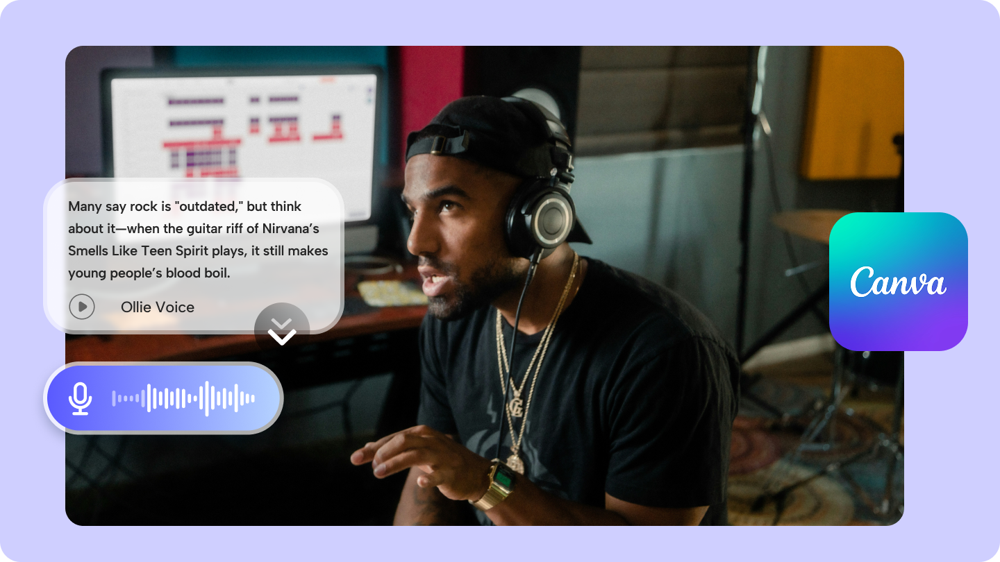 canva ai voice generator