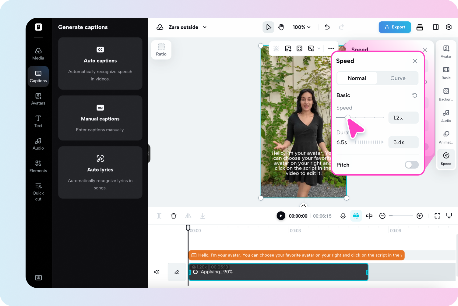 Tùy chỉnh avatar của bạn