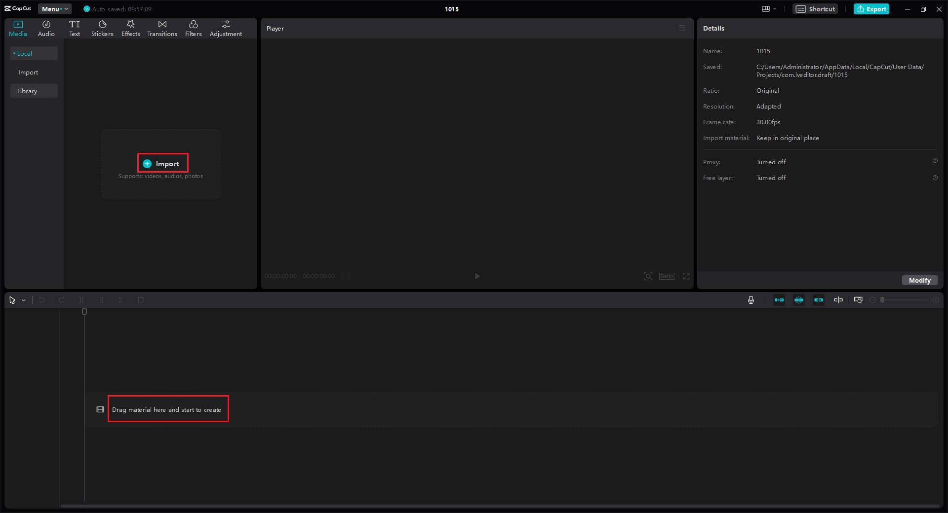 Upload media