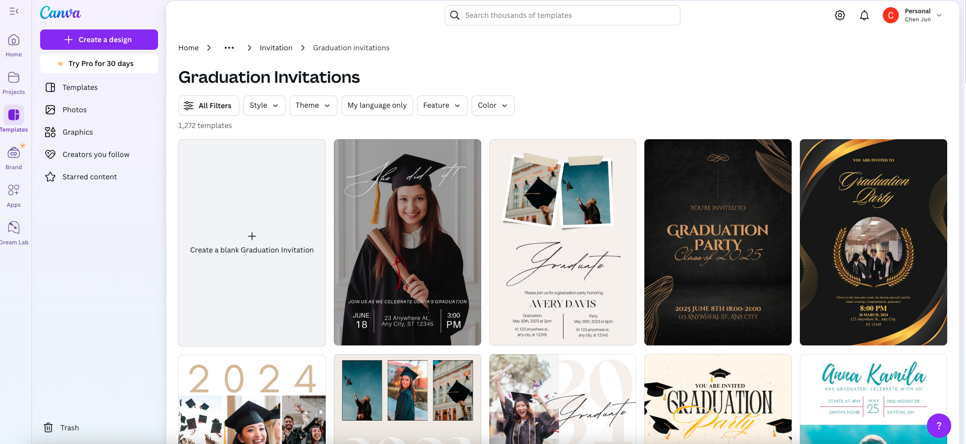 Start with the blank page