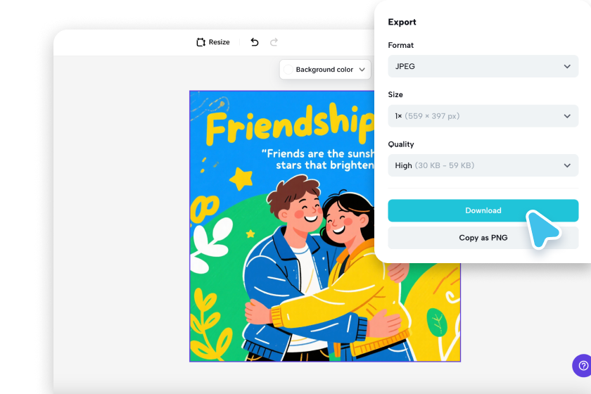 Select and customize