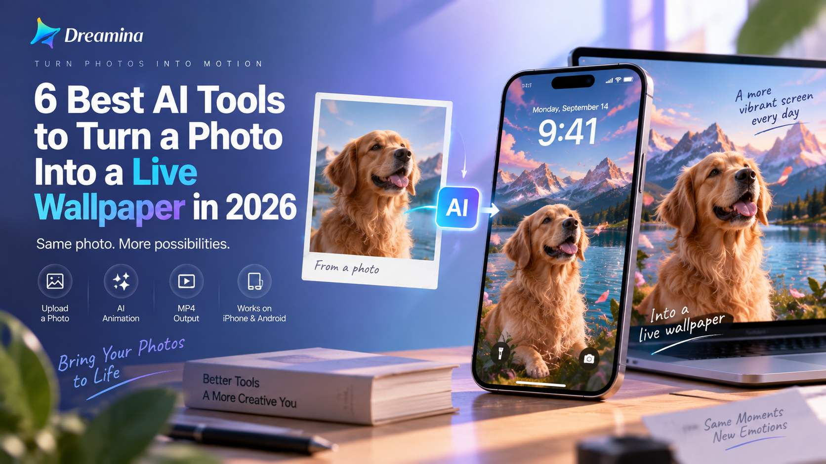 6 Best AI Tools to Turn a Photo Into a Live Wallpaper in 2026