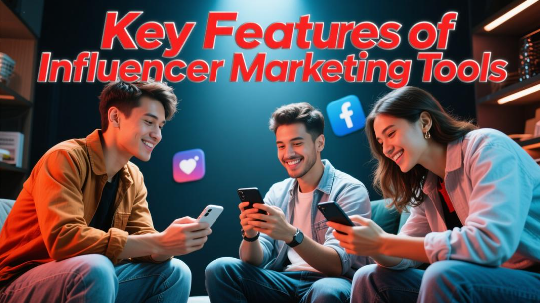 Recursos das ferramentas de marketing de influenciadores